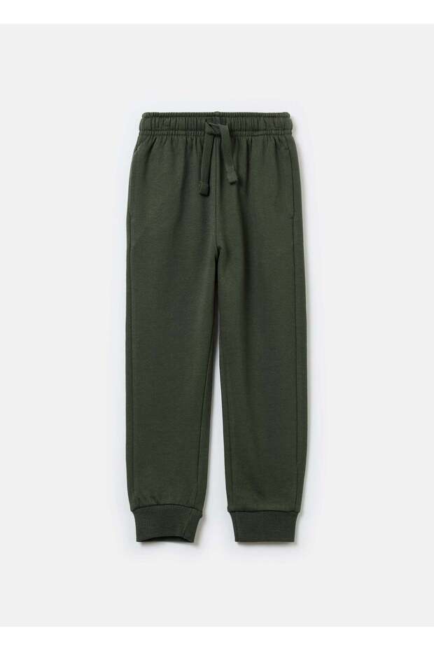 بنطال رياضي من الصوف مع جيوب ورباط - 1