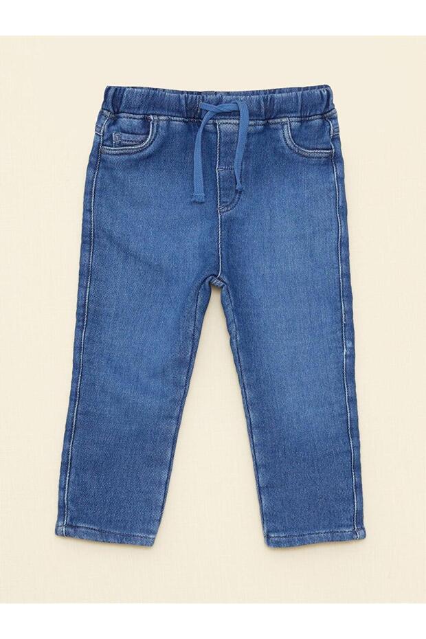 Beli Lastikli Erkek Bebek Jean Pantolon (W2) - 3