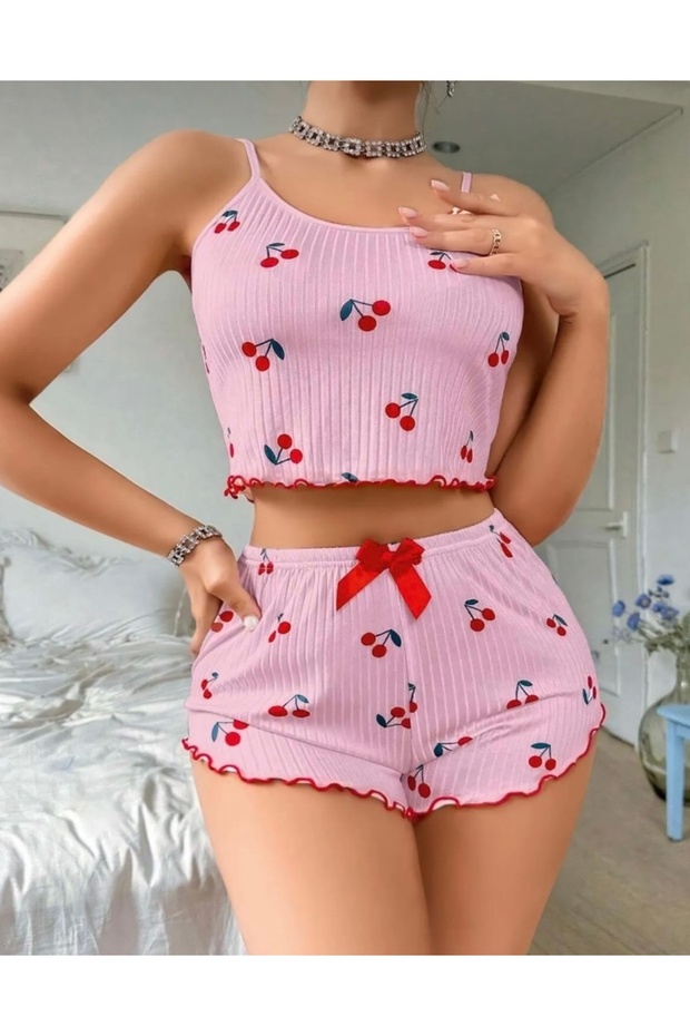 Askımı şortlu takım - 1