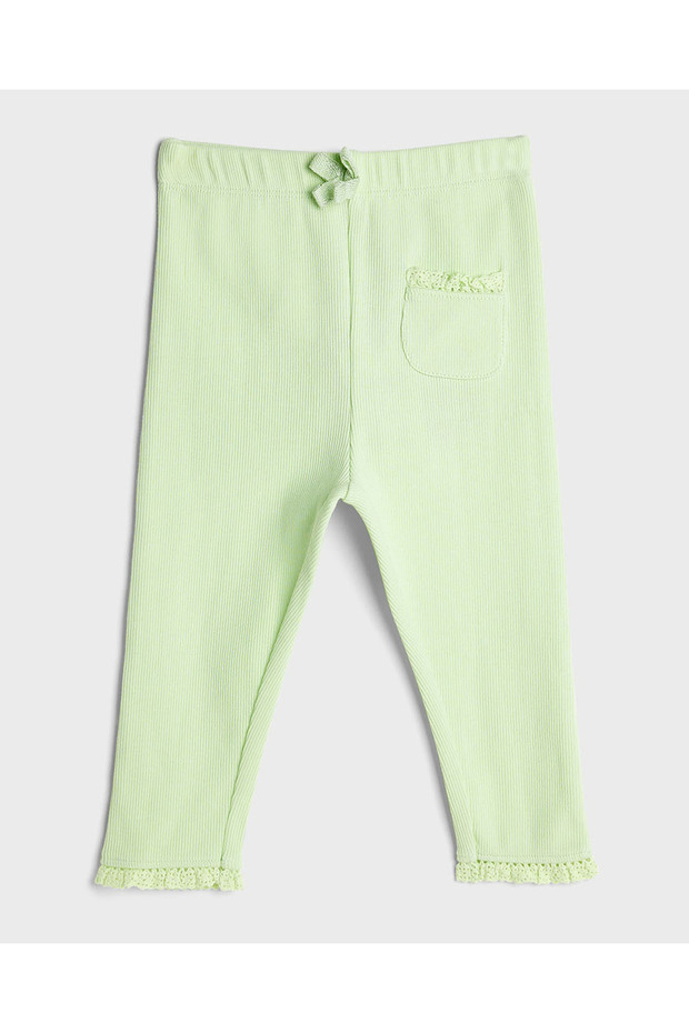 Green KNIT BOTTOM 0-24M
