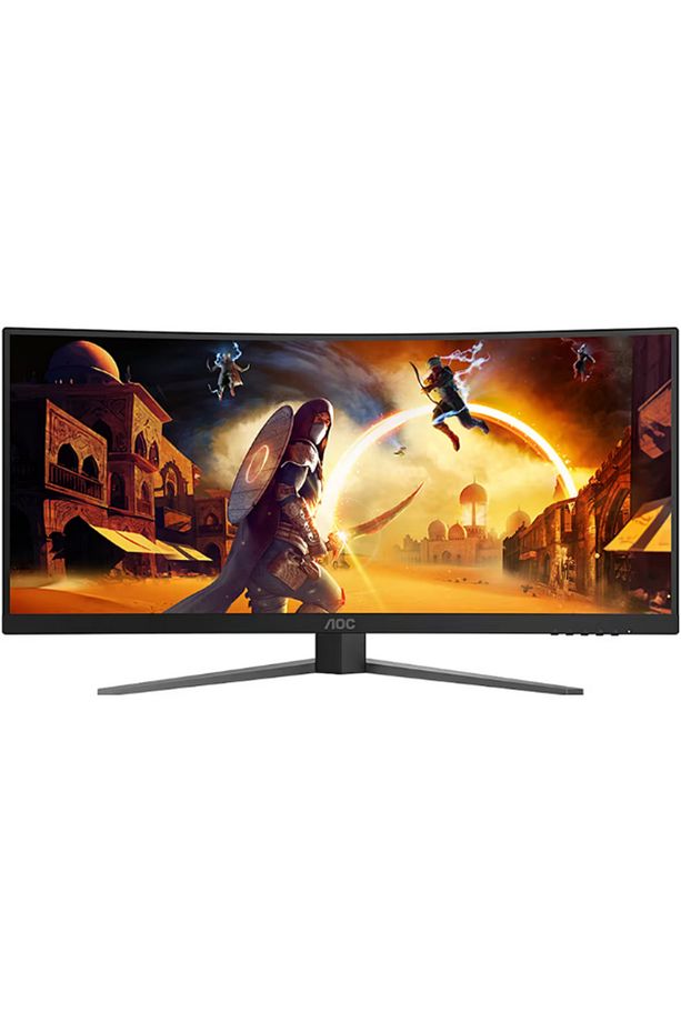 AOC 34" 240Hz WQHD Curved Oyuncu Monitörü 0.3ms FreeSync VA Panel Yükseklik Ayarlı Ekran - 1