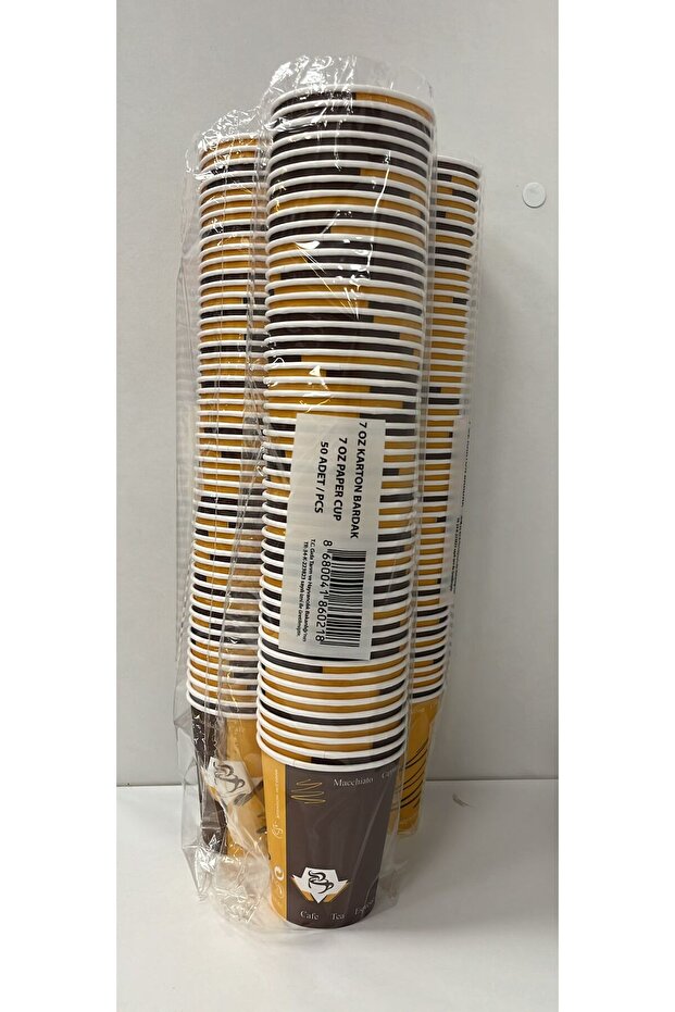 Kağıt Karton Bardak 50 Adet 7 Oz - 1