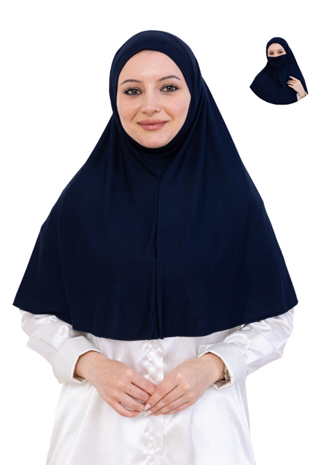 حجاب جاهز، ملابس إسلامية عملية، عمامة من القطن الممشط، وشاح ناعم للصلاة