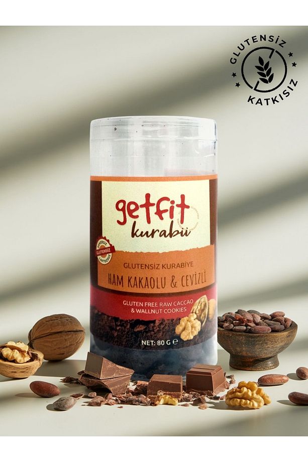 Glutensiz Karabuğdaylı Ham Kakao-cevizli Kurabiye - 1