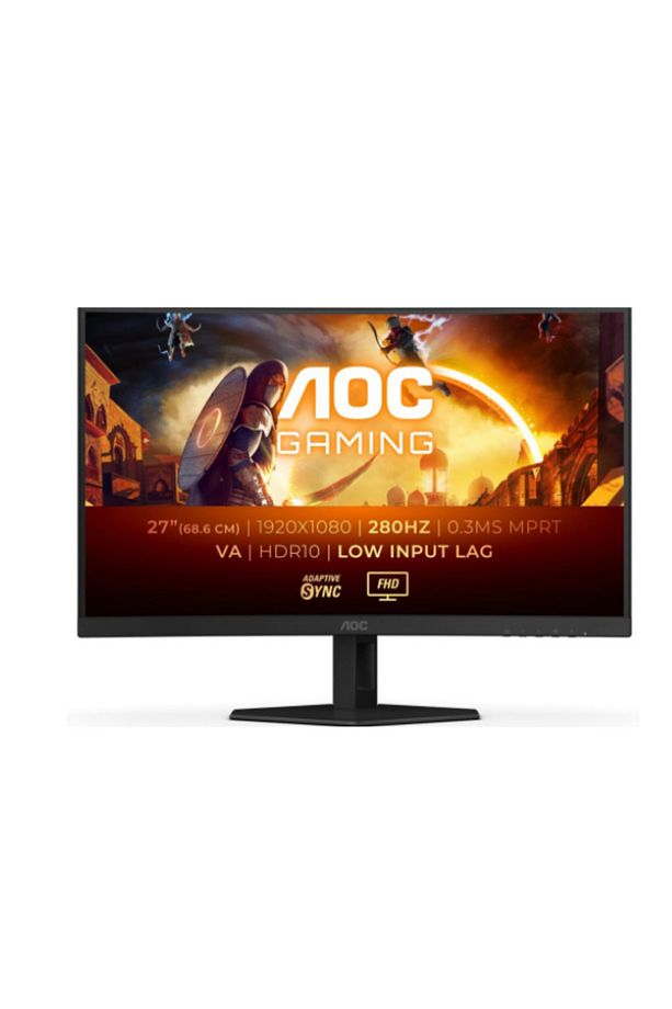 AOC C27G4ZXE 27 inch 280Hz 0.3Ms HDMI DP ADAPTIVESYNC FHD FAST VA CURVED OYUNCU MONİTÖRÜ - 1
