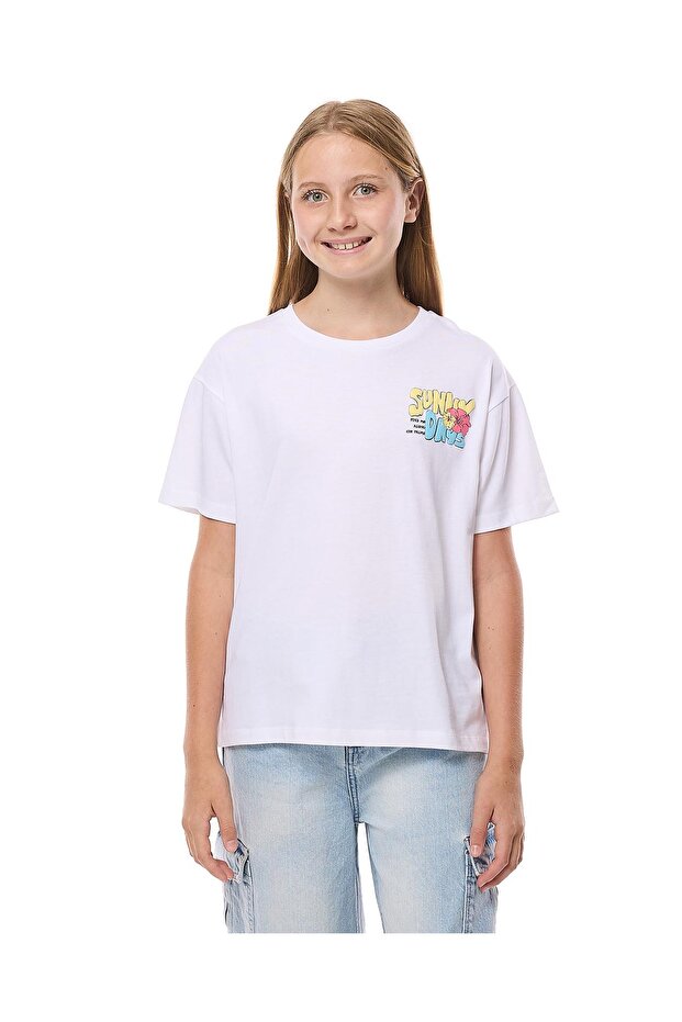 Ivory GIRLS FASHION TEE 8-16Y