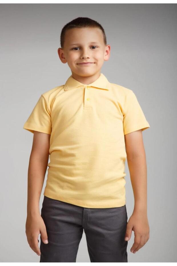 Unisex Short Sleeve Polo Collar School and Daily Use T-Shirt