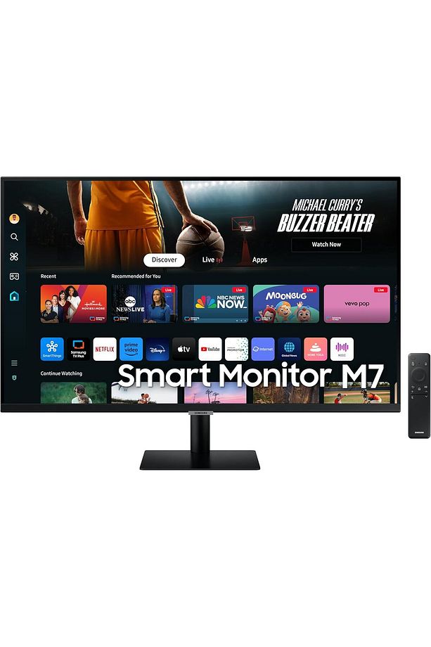 Samsung M7 LS32DM702UUXUF, 32" inç, UHD, 3840 x 2160, 4K, 4ms 60Hz, HDR10, Akıllı Monitör - 1