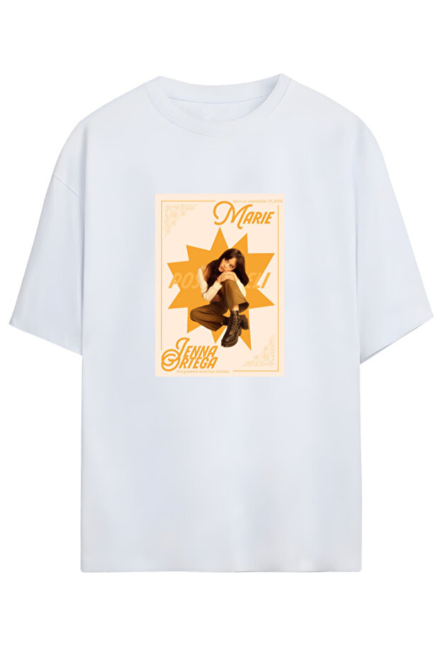 Jenna Ortega Custom Unisex Cotton Tshirt for Fans