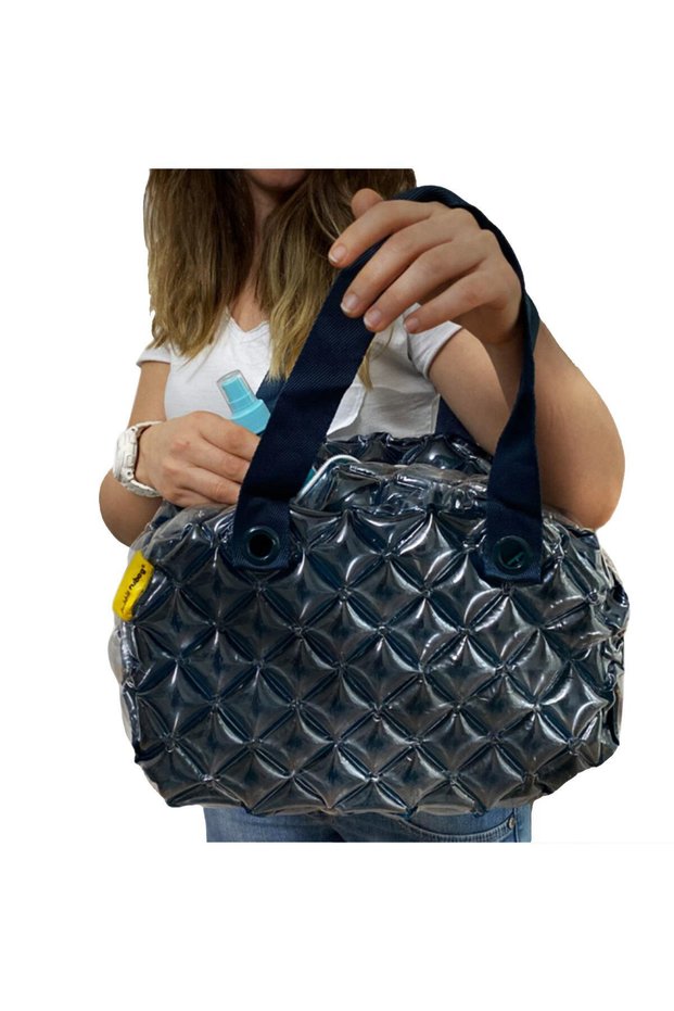 Women's Beach Bag Petrol Green Inflatable Shoulder Bag Plj08