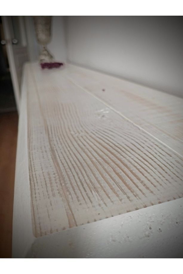 Petek üstü aynalı ahşap dresuar, 100 cm antre-hol dresuar - 3