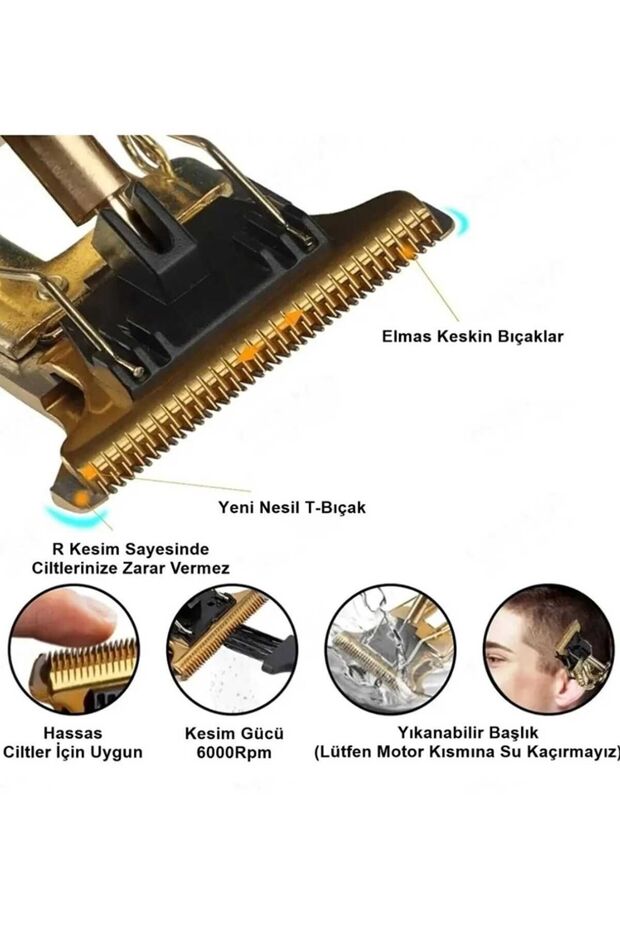 Pratik tıraş makinesi, hediye tıraş önlüğü ile rahat tıraş deneyimi - 4