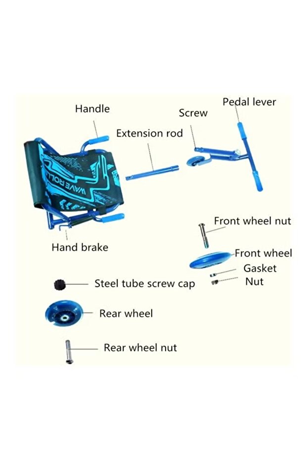 سكوتر مموج ثلاثي العجلات - 3