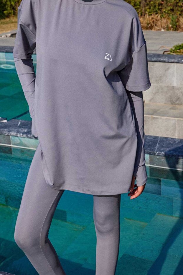 T-shirt Mayo Gri - 2