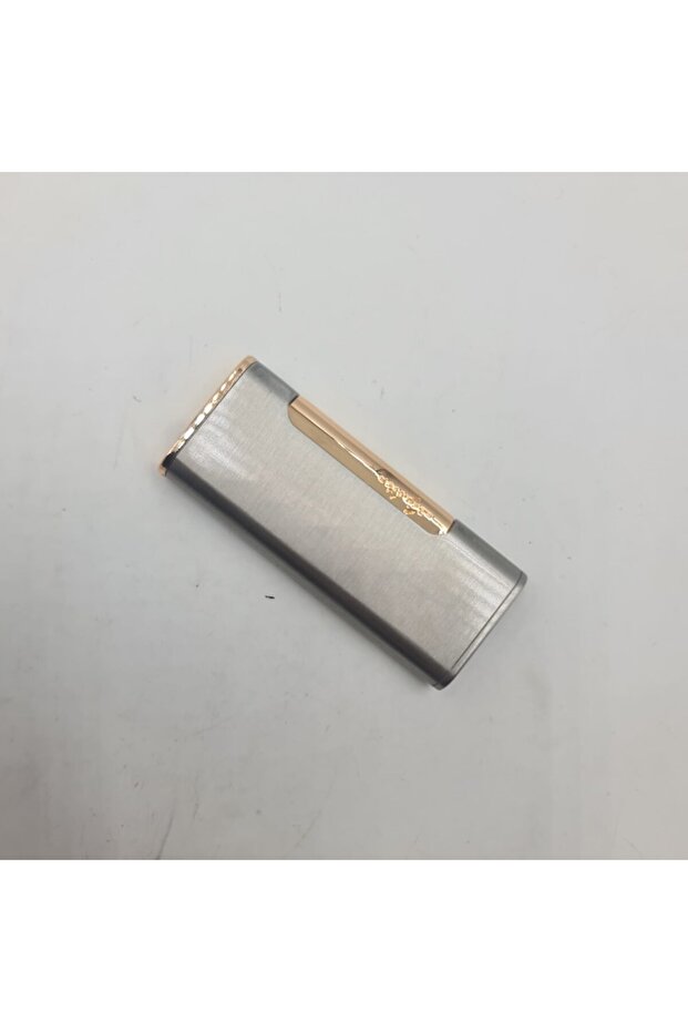 Gas Lighter, Simplified Model, Trigger Ignition, Windproof, Refillable, Adjustable Flame, Metal, Gra - 3