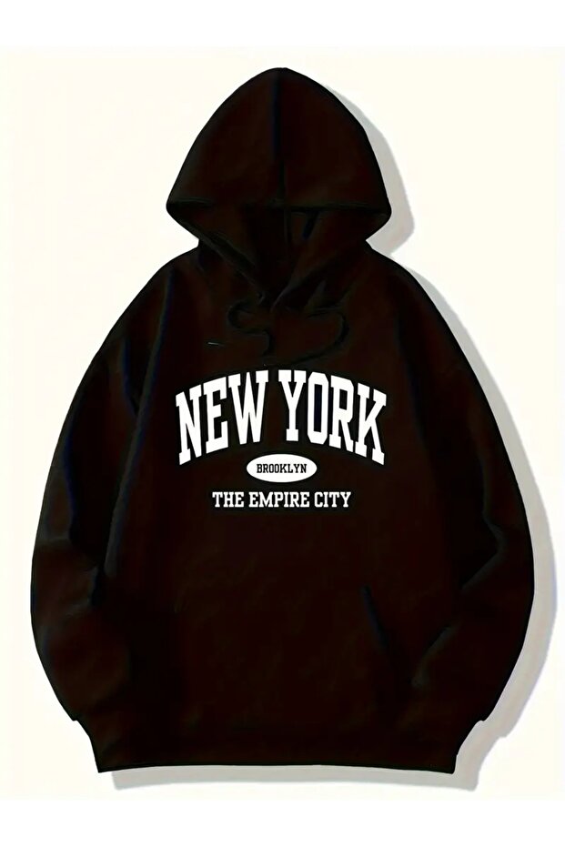 سترة كبيرة الحجم مطبوعة من نيويورك - 1