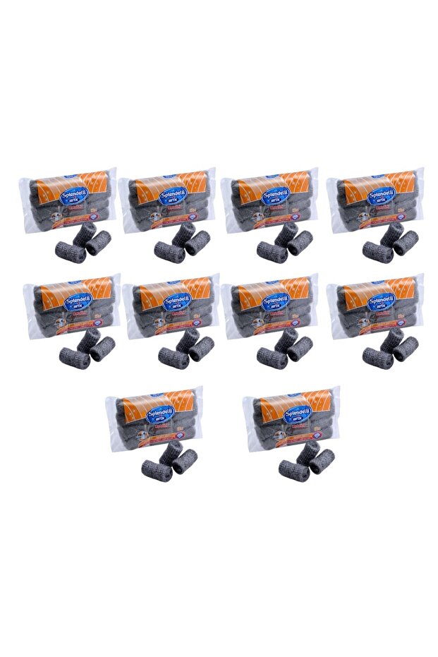 Splendelli Ultrafine Steel Wool Rolls (Pack of 10 x 12pcs) – Multi-Purpose Cleaning Solution