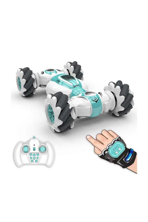 لعبة سيارة حيلة RC، مستشعر إيماءات مع جهاز تحكم عن بعد 4WD 2.4 جيجاهرتز
