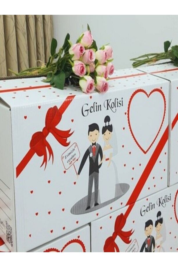 58x38x30 - 10 Adet Çeyiz Kolisi - Çeyiz Kutusu - 1