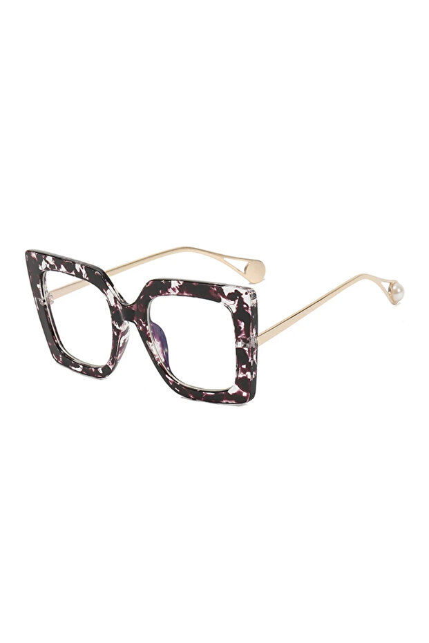 Drelina Zebra Patterned Vintage & Retro Glasses