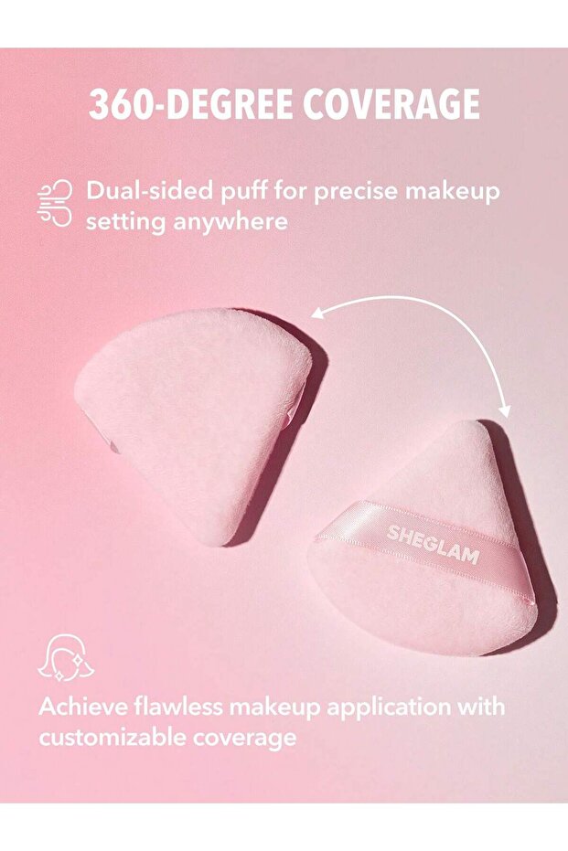 Insta-Ready Powder Puff 3Pcs. - 2