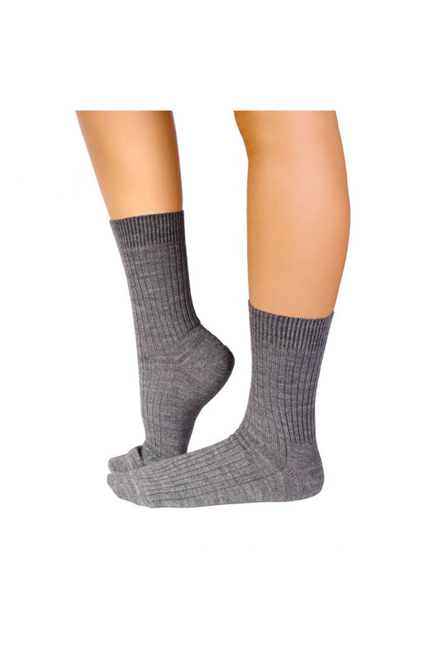 Thick Wool Socks Grey - 2