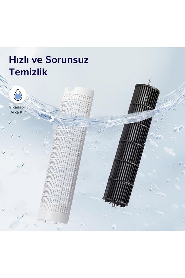 Kule Tipi Çok Sessiz 25DB Vantilatör Sıcağa Duyarlı Kumandalı - 8