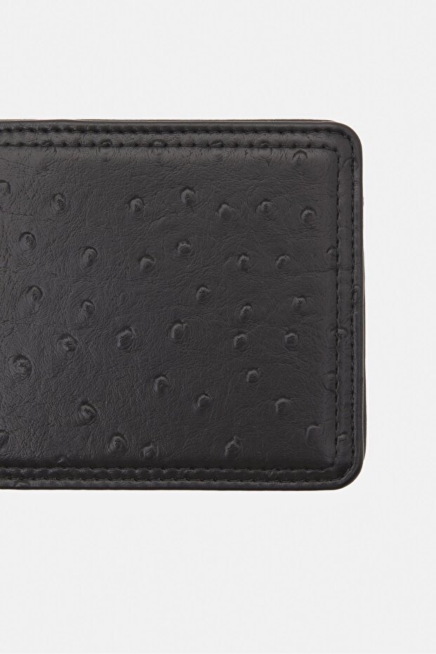 Kabartmalı dokulu suni deri cüzdan - 4