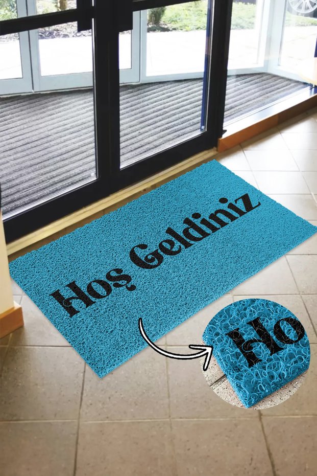 Welcome Door Mat - Curly Door Mat - Outdoor Door Mat - Home and Workplace Door Mat