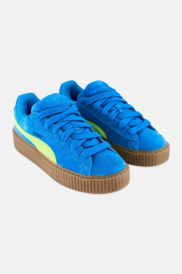 Men Creeper Phaatty Lace Up Outdoor Shoes, Blue