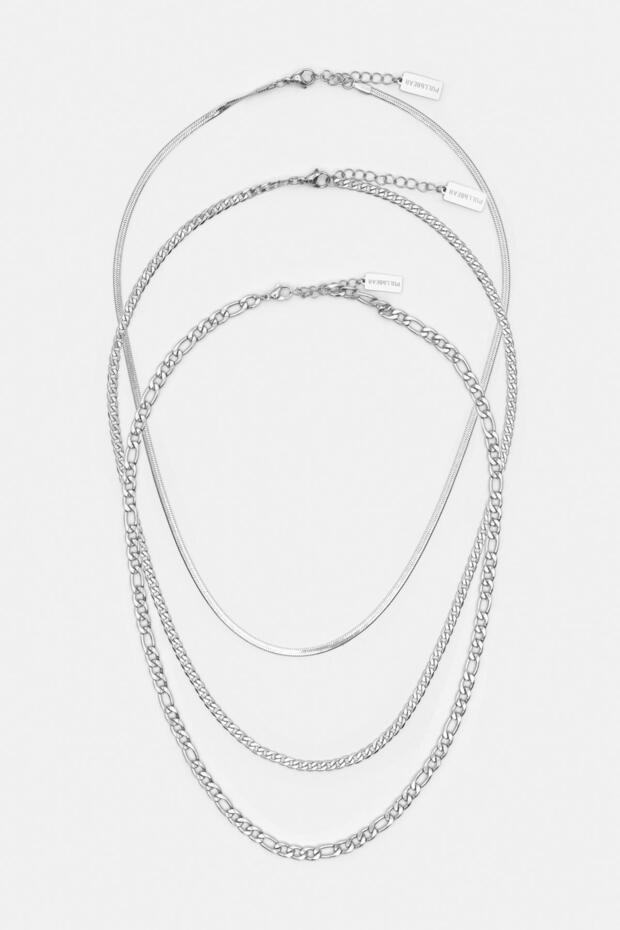 3'lü zincir kolye seti - 3