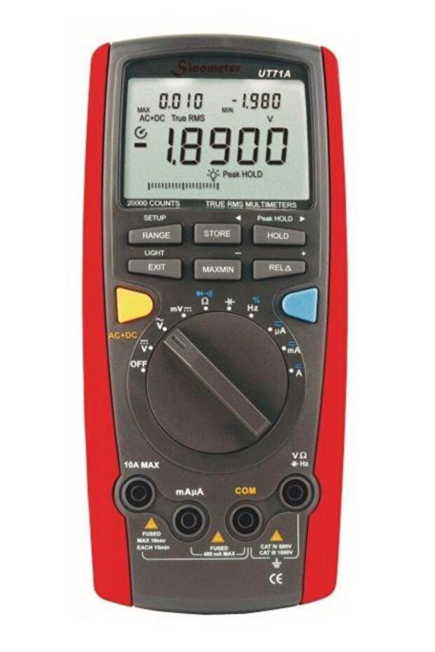 Uni-T Ut71A Digital True Rms Multimeter - 1