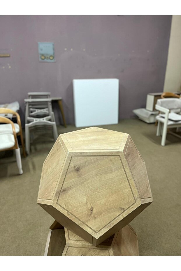 DOĞAL AHŞAP YAN SEHPA - 3