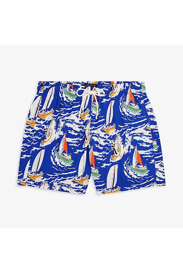 MEDIUM DRAWSTRING PRINT Deniz Şortu - 4