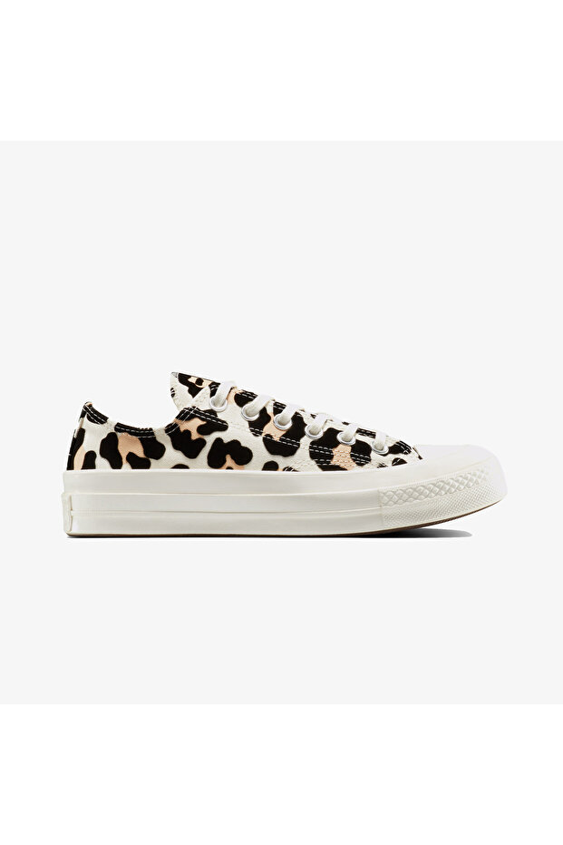 Chuck 70 Leopard Unisex Krem Sneaker - 1