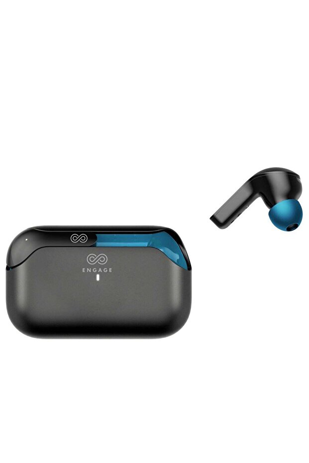 سماعة PODS E98 بلوتوث باللون الأسود والأزرق - 1