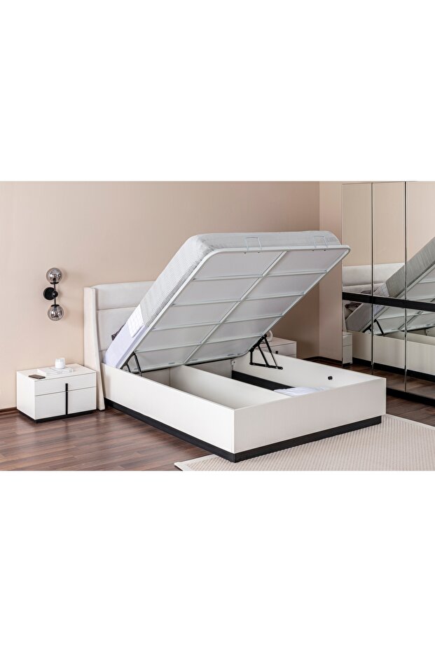 LİNE KOMODİN, BEYAZ - 4