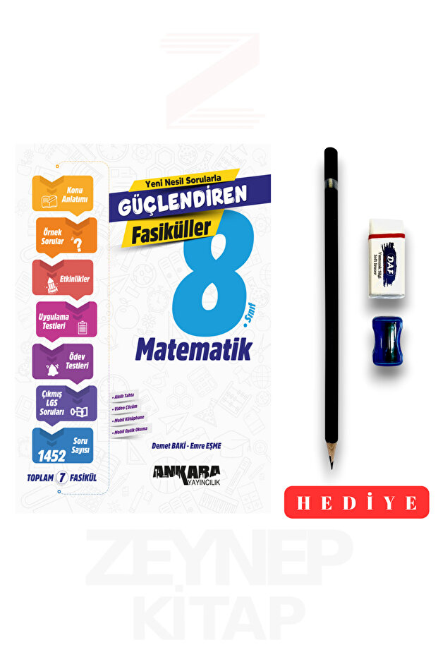 8.Sınıf Güçlendiren Matematik Fasikül Seti(Sınav Seti Hediyeli) - 1