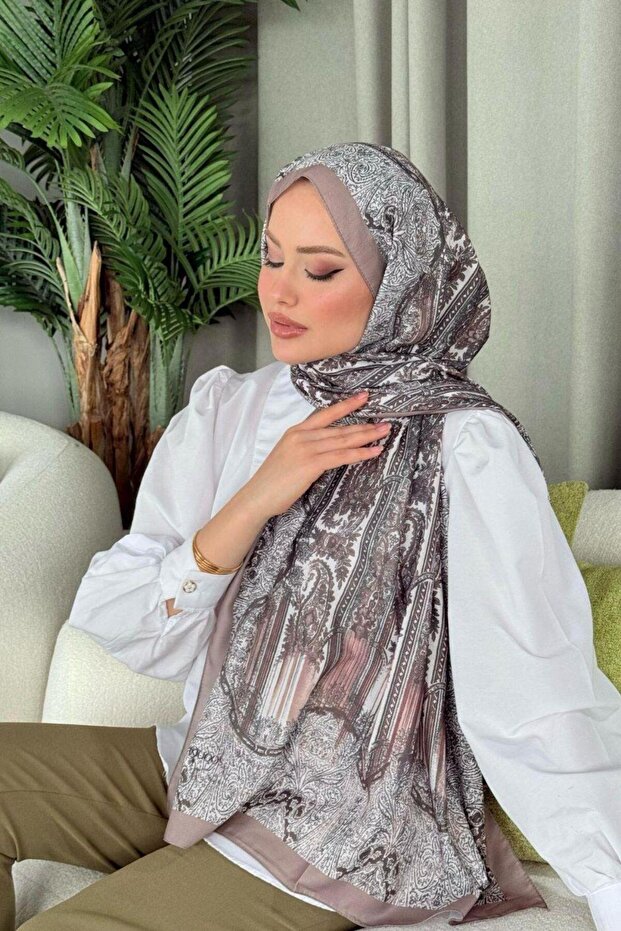 شال نمط سود من فرو المنك - 3