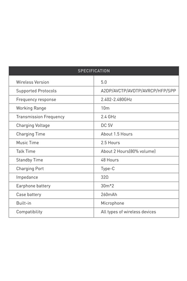 سماعات أذن لاسلكية صغيرة TWS31 - 6