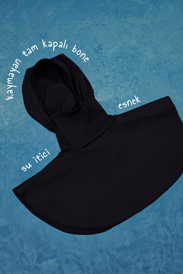 Women's Hijab Fully Covered Flexible Sea/Pool Cap