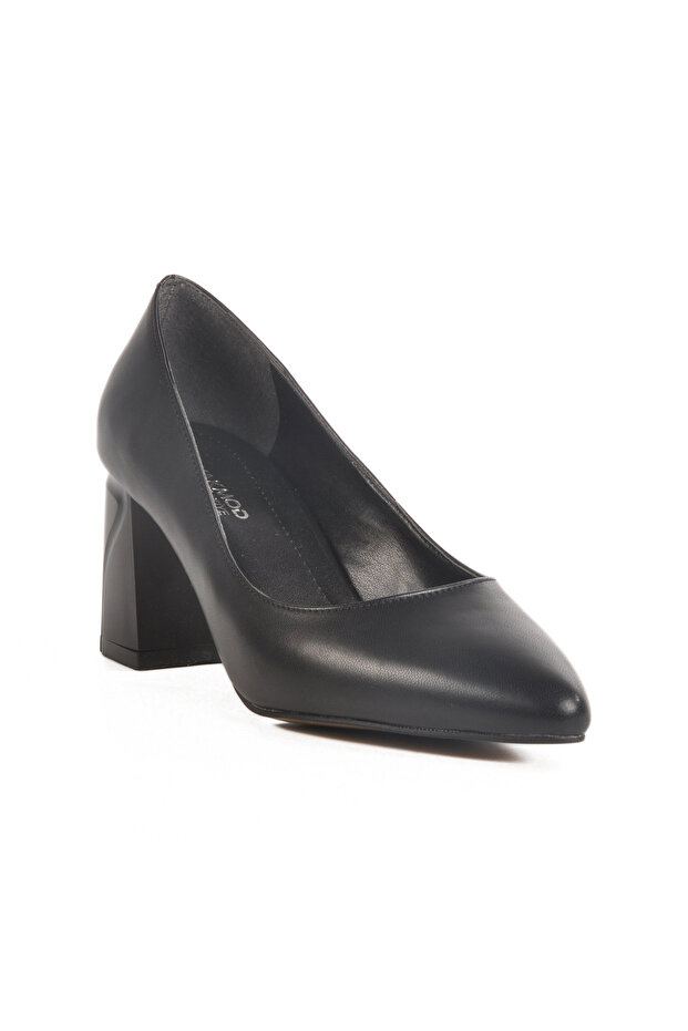 Black Women's Heeled Shoes 312265 Z