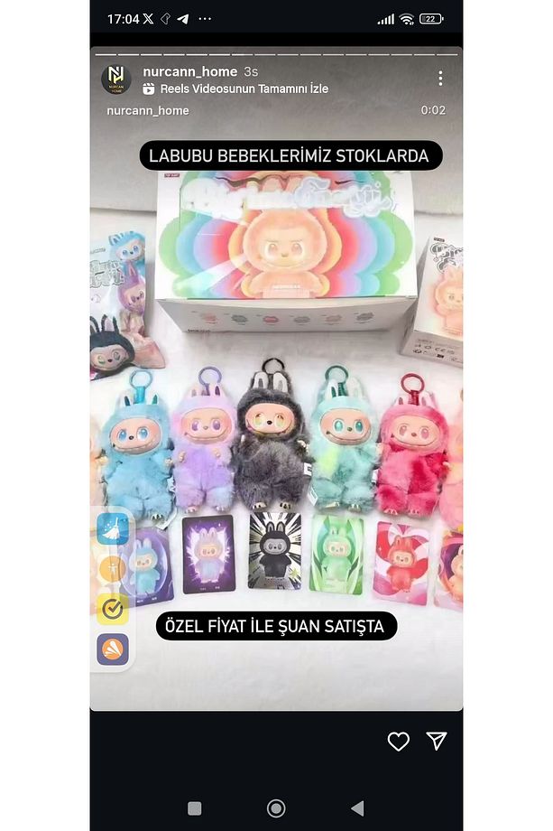 BAYRO LABUBU 6 ADET SÜRPRİZ SETİ - 1