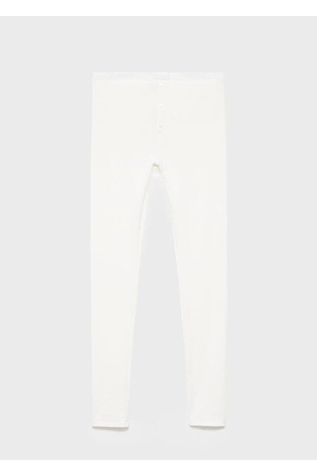 Long Rib Design Pants - 3