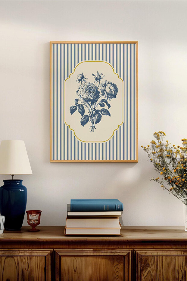 One Piece Real Raw Wood Framed Painting - Model 27
