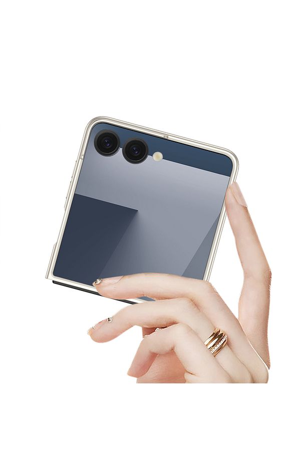 Samsung Galaxy Z Flip 7 Kılıf Ultra İnce Renkli Sert Kıpta Kapak Mat Parmak izi Yapmaz Katlanabilir - 3