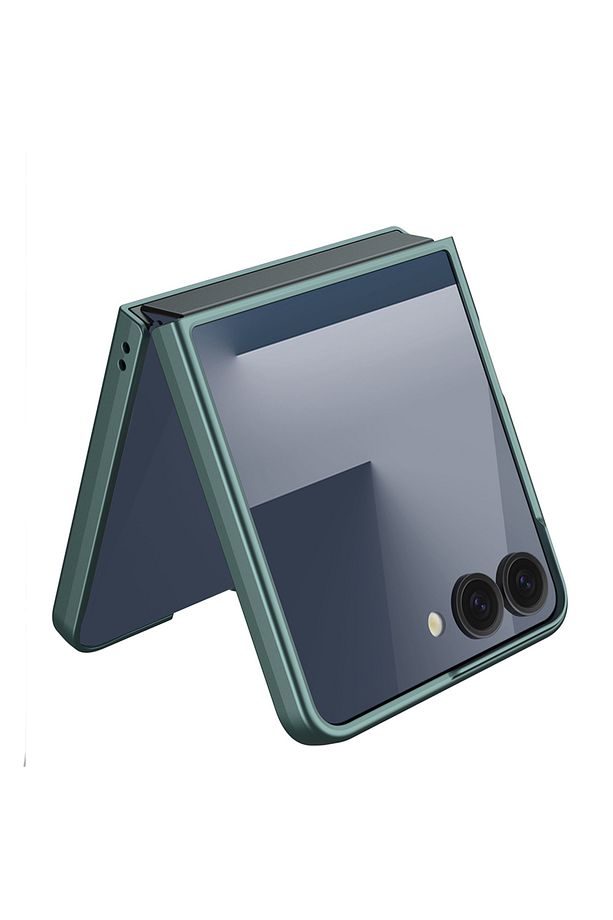 Samsung Galaxy Z Flip 7 Kılıf Ultra İnce Renkli Sert Kıpta Kapak Mat Parmak izi Yapmaz Katlanabilir - 5