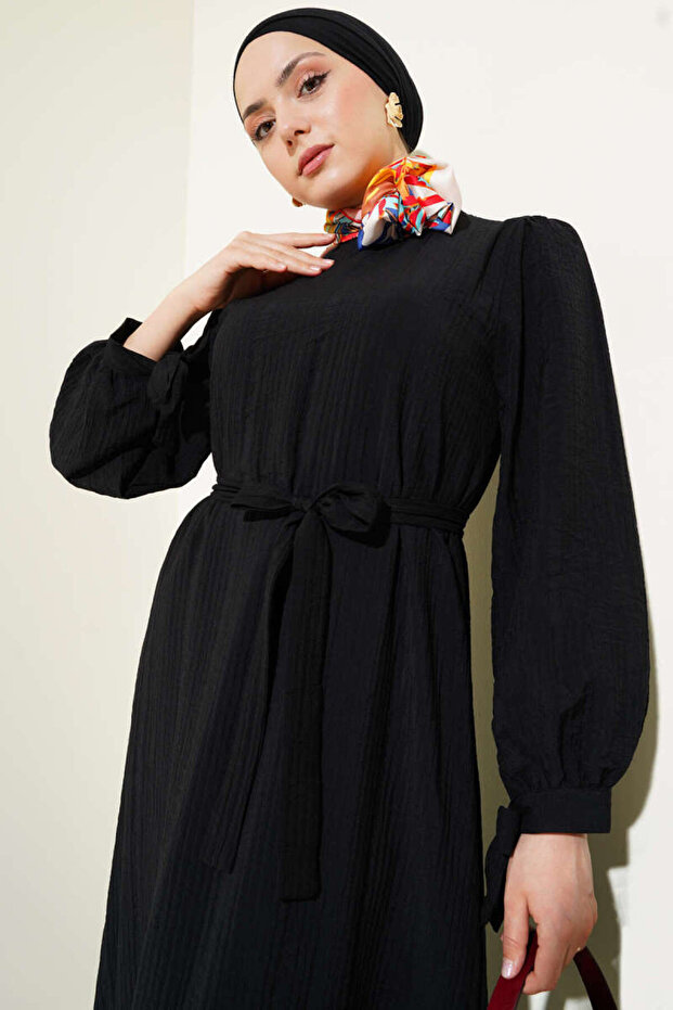 Sleeve Lace Detailed Dress