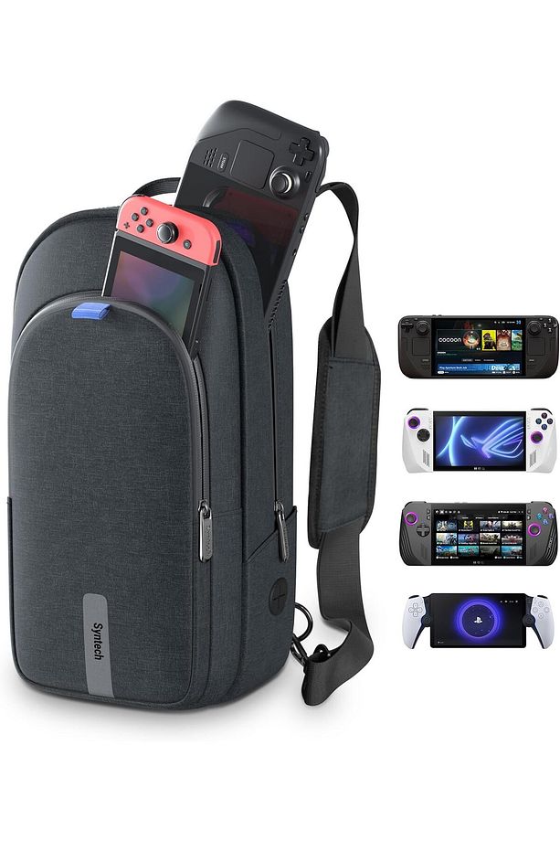 Syntech Steam Deck OLED/ROG Ally X/ Portal ile Uyumlu Taşıma , Switch/Legion Go için Askılı Çanta, K - 1