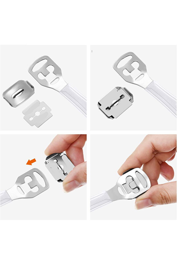 Raspa Aleti - Jiletli Ayak Topuk Törpüsü 2 adet Solingen Profesyonel 721900 - 2